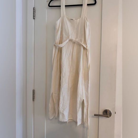 Rails Clement Dress in Parchment (Off-White), Size Large, Button-Down, Tie-Waist - Picture 8 of 9